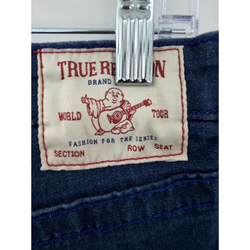 True Religion Classic Men's Riley Mid-Rise Bermuda Denim Shorts Casual Size 31 - Picture 8 of 10